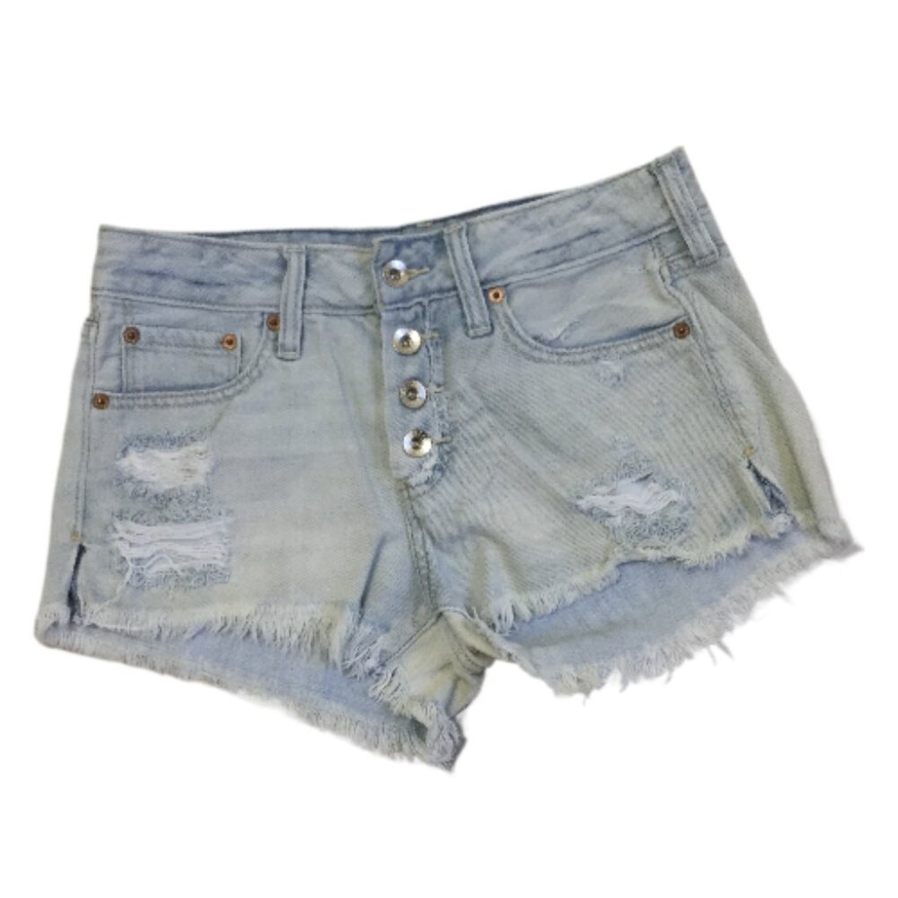 Abercrombie & Fitch Cut-Off Distressed Shorts 25